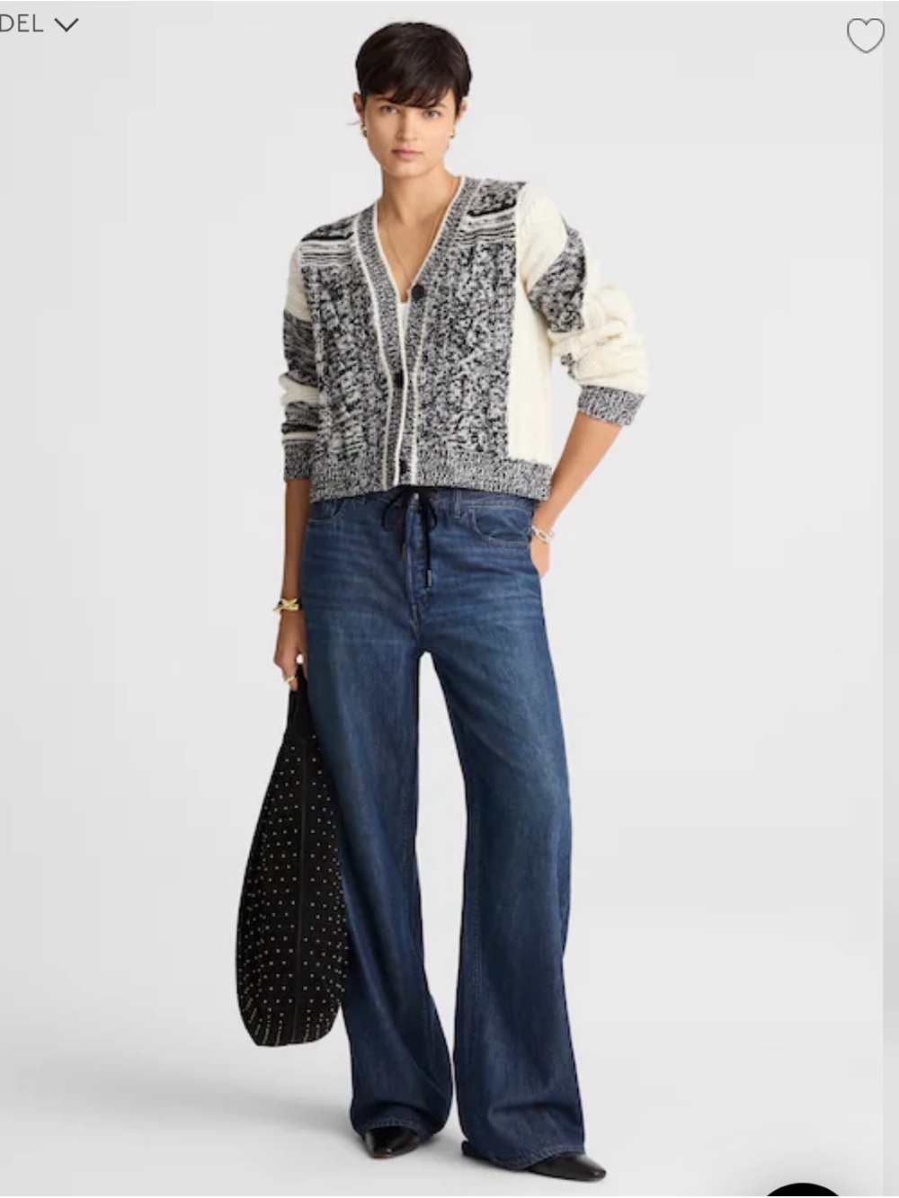 Madewell low slung baggy in airy denim size 24